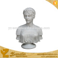 life size female stone bust sculpture for home decoration